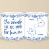 Custom Mug - Personalized Best Friend Birthday Gifts For Women - Wishing You Were Right Here Custom Mug - Personalized Best Friend Birthday Gifts For Women - Wishing You Were Right Here