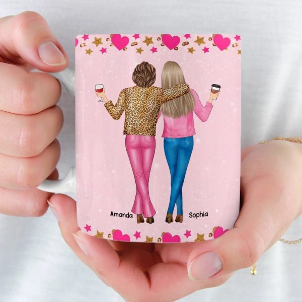Custom Mug - Personalized Best Friend Birthday Gifts For Women, Besties, Sisters, BFF - Always Better Together Custom Mug - Personalized Best Friend Birthday Gifts For Women, Besties, Sisters, BFF - Always Better Together