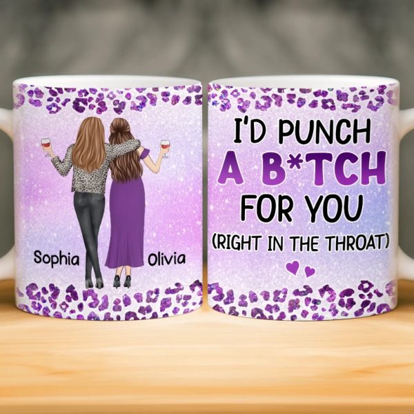 Custom Mug - Personalized Best Friend Birthday Gifts For Women, Besties, Sisters, BFF - Always Got Your Back Custom Mug - Personalized Best Friend Birthday Gifts For Women, Besties, Sisters, BFF - Always Got Your Back