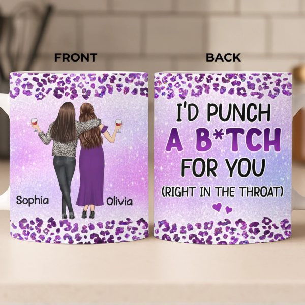 Custom Mug - Personalized Best Friend Birthday Gifts For Women, Besties, Sisters, BFF - Always Got Your Back Custom Mug - Personalized Best Friend Birthday Gifts For Women, Besties, Sisters, BFF - Always Got Your Back