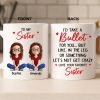 Custom Mug - Personalized Best Friend Birthday Gifts For Women, Besties, Sisters, BFF - Bestie Smiles Brighten Every Day Custom Mug - Personalized Best Friend Birthday Gifts For Women, Besties, Sisters, BFF - Bestie Smiles Brighten Every Day