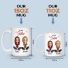 Custom Mug - Personalized Best Friend Birthday Gifts For Women, Besties, Sisters, BFF - Bestie Smiles Brighten Every Day Custom Mug - Personalized Best Friend Birthday Gifts For Women, Besties, Sisters, BFF - Bestie Smiles Brighten Every Day