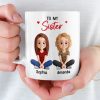 Custom Mug - Personalized Best Friend Birthday Gifts For Women, Besties, Sisters, BFF - Bestie Smiles Brighten Every Day Custom Mug - Personalized Best Friend Birthday Gifts For Women, Besties, Sisters, BFF - Bestie Smiles Brighten Every Day