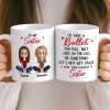 Custom Mug - Personalized Best Friend Birthday Gifts For Women, Besties, Sisters, BFF - Bestie Smiles Brighten Every Day Custom Mug - Personalized Best Friend Birthday Gifts For Women, Besties, Sisters, BFF - Bestie Smiles Brighten Every Day