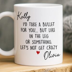 Custom Mug - Personalized Best Friend Birthday Gifts For Women, Besties, Sisters, BFF - Besties Fuel My Soul