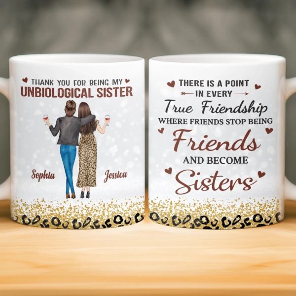 Custom Mug - Personalized Best Friend Birthday Gifts For Women, Besties, Sisters, BFF - Better With You Custom Mug - Personalized Best Friend Birthday Gifts For Women, Besties, Sisters, BFF - Better With You