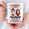 Custom Mug - Personalized Best Friend Birthday Gifts For Women, Besties, Sisters, BFF - Caffeine & Confessions Custom Mug - Personalized Best Friend Birthday Gifts For Women, Besties, Sisters, BFF - Caffeine & Confessions