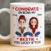 Custom Mug - Personalized Best Friend Birthday Gifts For Women, Besties, Sisters, BFF - Caffeine & Confessions Custom Mug - Personalized Best Friend Birthday Gifts For Women, Besties, Sisters, BFF - Caffeine & Confessions
