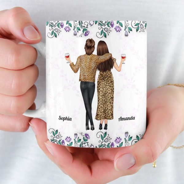 Custom Mug - Personalized Best Friend Birthday Gifts For Women, Besties, Sisters, BFF - Forever My Favorite Chaos Crew Custom Mug - Personalized Best Friend Birthday Gifts For Women, Besties, Sisters, BFF - Forever My Favorite Chaos Crew