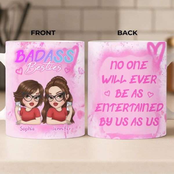 Custom Mug - Personalized Best Friend Birthday Gifts For Women, Besties, Sisters, BFF - Heart Talks Only Custom Mug - Personalized Best Friend Birthday Gifts For Women, Besties, Sisters, BFF - Heart Talks Only
