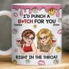 Custom Mug - Personalized Best Friend Birthday Gifts For Women, Besties, Sisters, BFF - Laugh More With You Custom Mug - Personalized Best Friend Birthday Gifts For Women, Besties, Sisters, BFF - Laugh More With You