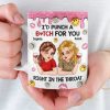 Custom Mug - Personalized Best Friend Birthday Gifts For Women, Besties, Sisters, BFF - Laugh More With You Custom Mug - Personalized Best Friend Birthday Gifts For Women, Besties, Sisters, BFF - Laugh More With You