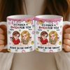 Custom Mug - Personalized Best Friend Birthday Gifts For Women, Besties, Sisters, BFF - Laugh More With You Custom Mug - Personalized Best Friend Birthday Gifts For Women, Besties, Sisters, BFF - Laugh More With You