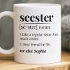Custom Mug - Personalized Best Friend Birthday Gifts For Women, Besties, Sisters, BFF - Life Hits Softer Together Custom Mug - Personalized Best Friend Birthday Gifts For Women, Besties, Sisters, BFF - Life Hits Softer Together
