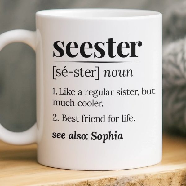 Custom Mug - Personalized Best Friend Birthday Gifts For Women, Besties, Sisters, BFF - Life Hits Softer Together Custom Mug - Personalized Best Friend Birthday Gifts For Women, Besties, Sisters, BFF - Life Hits Softer Together