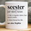 Custom Mug - Personalized Best Friend Birthday Gifts For Women, Besties, Sisters, BFF - Life Hits Softer Together Custom Mug - Personalized Best Friend Birthday Gifts For Women, Besties, Sisters, BFF - Life Hits Softer Together