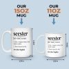Custom Mug - Personalized Best Friend Birthday Gifts For Women, Besties, Sisters, BFF - Life Hits Softer Together Custom Mug - Personalized Best Friend Birthday Gifts For Women, Besties, Sisters, BFF - Life Hits Softer Together