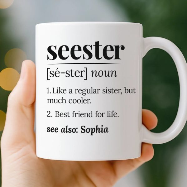Custom Mug - Personalized Best Friend Birthday Gifts For Women, Besties, Sisters, BFF - Life Hits Softer Together Custom Mug - Personalized Best Friend Birthday Gifts For Women, Besties, Sisters, BFF - Life Hits Softer Together