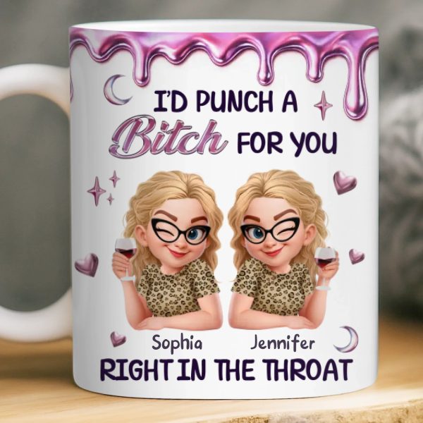 Custom Mug - Personalized Best Friend Birthday Gifts For Women, Besties, Sisters, BFF - Made For Each Laugh Custom Mug - Personalized Best Friend Birthday Gifts For Women, Besties, Sisters, BFF - Made For Each Laugh