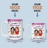 Custom Mug - Personalized Best Friend Birthday Gifts For Women, Besties, Sisters, BFF - Made For Each Laugh Custom Mug - Personalized Best Friend Birthday Gifts For Women, Besties, Sisters, BFF - Made For Each Laugh