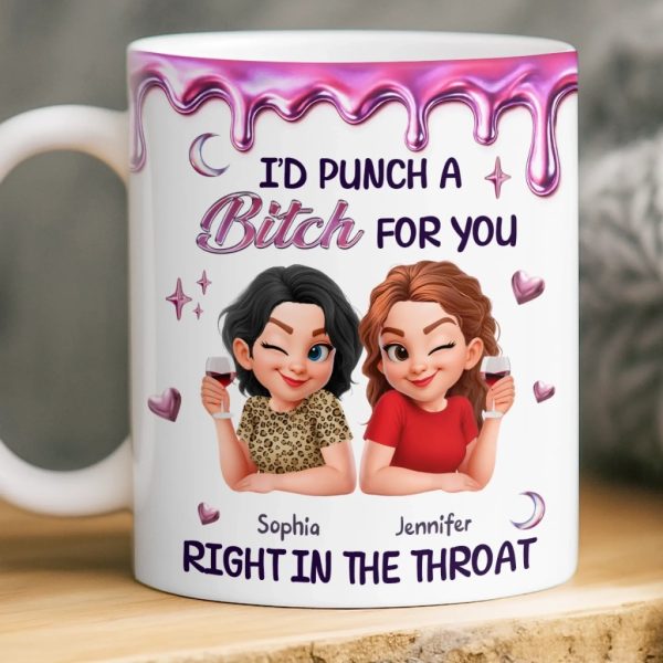 Custom Mug - Personalized Best Friend Birthday Gifts For Women, Besties, Sisters, BFF - Made For Each Laugh Custom Mug - Personalized Best Friend Birthday Gifts For Women, Besties, Sisters, BFF - Made For Each Laugh