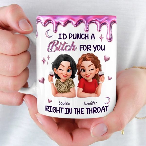 Custom Mug - Personalized Best Friend Birthday Gifts For Women, Besties, Sisters, BFF - Made For Each Laugh Custom Mug - Personalized Best Friend Birthday Gifts For Women, Besties, Sisters, BFF - Made For Each Laugh