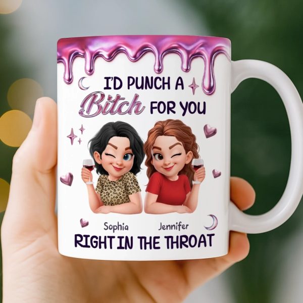 Custom Mug - Personalized Best Friend Birthday Gifts For Women, Besties, Sisters, BFF - Made For Each Laugh Custom Mug - Personalized Best Friend Birthday Gifts For Women, Besties, Sisters, BFF - Made For Each Laugh