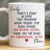 Custom Mug - Personalized Best Friend Birthday Gifts For Women, Besties, Sisters, BFF - My Favorite Human Chaos Custom Mug - Personalized Best Friend Birthday Gifts For Women, Besties, Sisters, BFF - My Favorite Human Chaos
