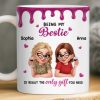 Custom Mug - Personalized Best Friend Birthday Gifts For Women, Besties, Sisters, BFF - My Peaceful Madness Custom Mug - Personalized Best Friend Birthday Gifts For Women, Besties, Sisters, BFF - My Peaceful Madness