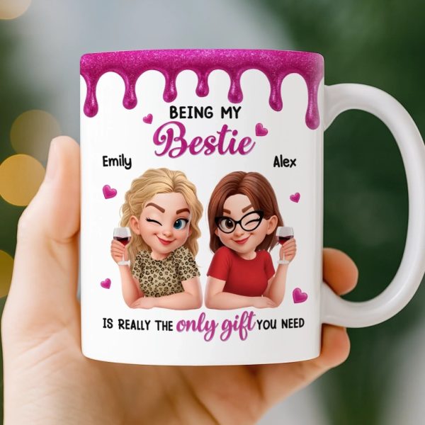 Custom Mug - Personalized Best Friend Birthday Gifts For Women, Besties, Sisters, BFF - My Peaceful Madness Custom Mug - Personalized Best Friend Birthday Gifts For Women, Besties, Sisters, BFF - My Peaceful Madness