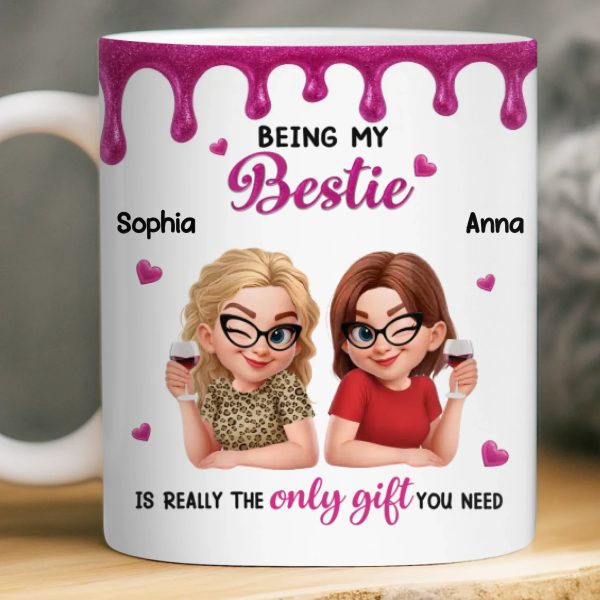 Custom Mug - Personalized Best Friend Birthday Gifts For Women, Besties, Sisters, BFF - My Peaceful Madness Custom Mug - Personalized Best Friend Birthday Gifts For Women, Besties, Sisters, BFF - My Peaceful Madness