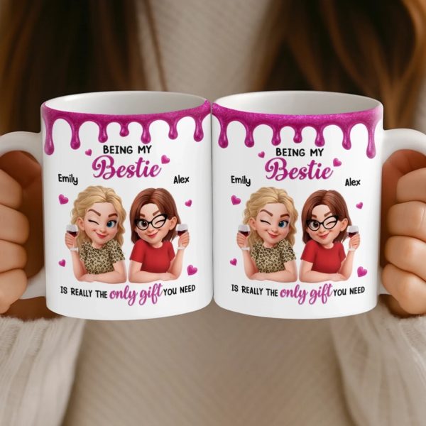 Custom Mug - Personalized Best Friend Birthday Gifts For Women, Besties, Sisters, BFF - My Peaceful Madness Custom Mug - Personalized Best Friend Birthday Gifts For Women, Besties, Sisters, BFF - My Peaceful Madness