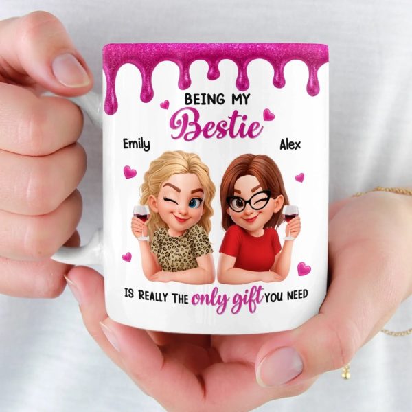 Custom Mug - Personalized Best Friend Birthday Gifts For Women, Besties, Sisters, BFF - My Peaceful Madness Custom Mug - Personalized Best Friend Birthday Gifts For Women, Besties, Sisters, BFF - My Peaceful Madness