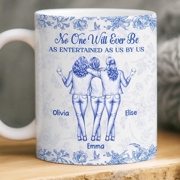 Custom Mug - Personalized Best Friend Birthday Gifts For Women, Besties, Sisters, BFF - Only Happy Vibes Here Custom Mug - Personalized Best Friend Birthday Gifts For Women, Besties, Sisters, BFF - Only Happy Vibes Here