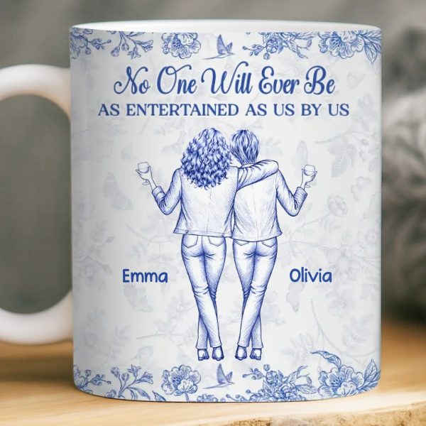 Custom Mug - Personalized Best Friend Birthday Gifts For Women, Besties, Sisters, BFF - Only Happy Vibes Here Custom Mug - Personalized Best Friend Birthday Gifts For Women, Besties, Sisters, BFF - Only Happy Vibes Here