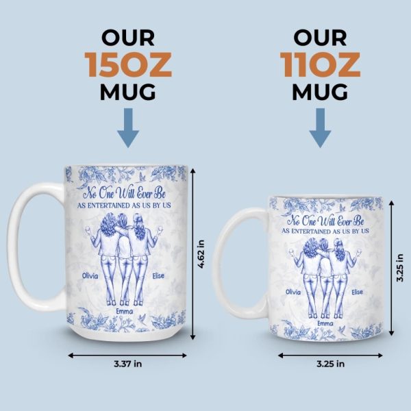 Custom Mug - Personalized Best Friend Birthday Gifts For Women, Besties, Sisters, BFF - Only Happy Vibes Here Custom Mug - Personalized Best Friend Birthday Gifts For Women, Besties, Sisters, BFF - Only Happy Vibes Here