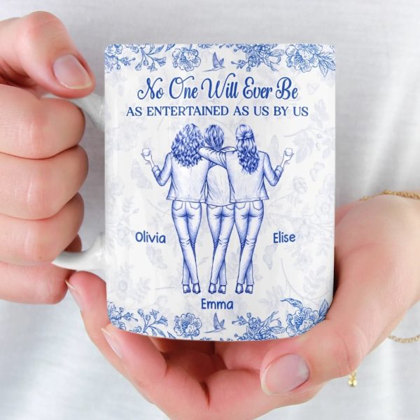 Custom Mug - Personalized Best Friend Birthday Gifts For Women, Besties, Sisters, BFF - Only Happy Vibes Here Custom Mug - Personalized Best Friend Birthday Gifts For Women, Besties, Sisters, BFF - Only Happy Vibes Here