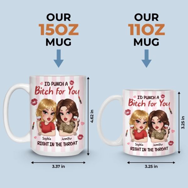 Custom Mug - Personalized Best Friend Birthday Gifts For Women, Besties, Sisters, BFF - Our Vibe Is Eternal Custom Mug - Personalized Best Friend Birthday Gifts For Women, Besties, Sisters, BFF - Our Vibe Is Eternal