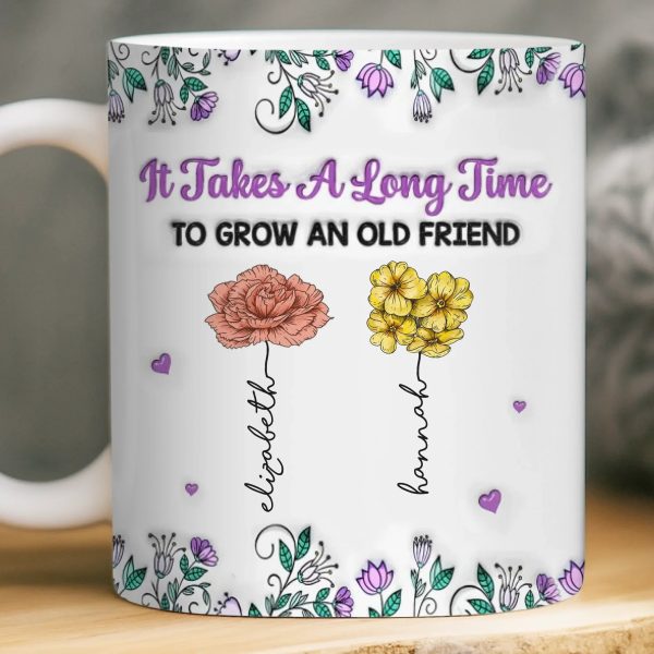 Custom Mug - Personalized Best Friend Birthday Gifts For Women, Besties, Sisters, BFF - Partners In Shine Custom Mug - Personalized Best Friend Birthday Gifts For Women, Besties, Sisters, BFF - Partners In Shine