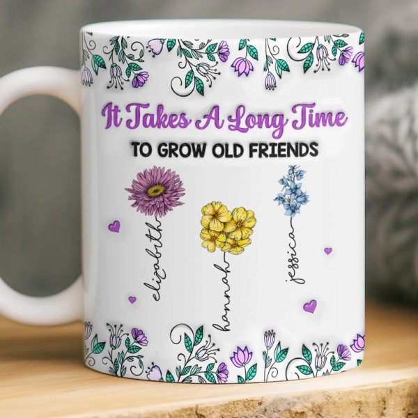 Custom Mug - Personalized Best Friend Birthday Gifts For Women, Besties, Sisters, BFF - Partners In Shine Custom Mug - Personalized Best Friend Birthday Gifts For Women, Besties, Sisters, BFF - Partners In Shine