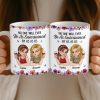 Custom Mug - Personalized Best Friend Birthday Gifts For Women, Besties, Sisters, BFF - Partners In Wine And Chaos Custom Mug - Personalized Best Friend Birthday Gifts For Women, Besties, Sisters, BFF - Partners In Wine And Chaos