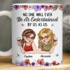 Custom Mug - Personalized Best Friend Birthday Gifts For Women, Besties, Sisters, BFF - Partners In Wine And Chaos Custom Mug - Personalized Best Friend Birthday Gifts For Women, Besties, Sisters, BFF - Partners In Wine And Chaos