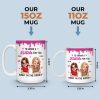 Custom Mug - Personalized Best Friend Birthday Gifts For Women, Besties, Sisters, BFF - Smiles Brewed Daily Custom Mug - Personalized Best Friend Birthday Gifts For Women, Besties, Sisters, BFF - Smiles Brewed Daily
