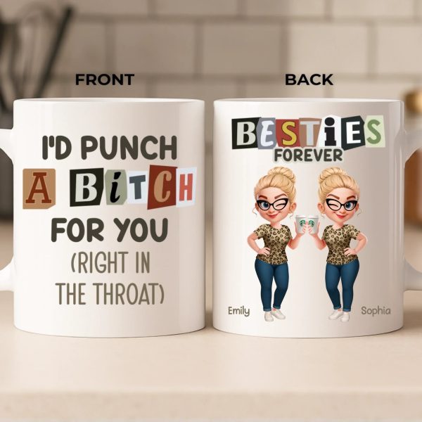 Custom Mug - Personalized Best Friend Birthday Gifts For Women, Besties, Sisters, BFF - Stay Wild Stay Close Custom Mug - Personalized Best Friend Birthday Gifts For Women, Besties, Sisters, BFF - Stay Wild Stay Close