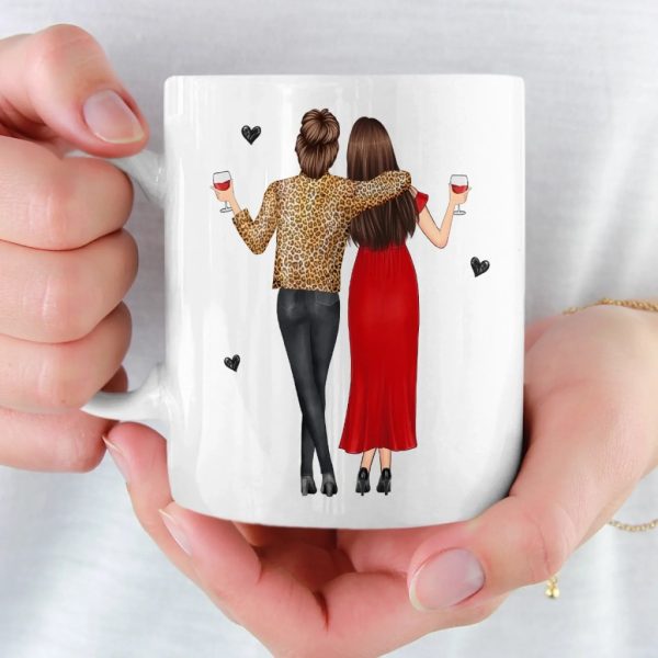 Custom Mug - Personalized Best Friend Birthday Gifts For Women, Besties, Sisters, BFF - Thank You For Being My Unpaid Therapist Custom Mug - Personalized Best Friend Birthday Gifts For Women, Besties, Sisters, BFF - Thank You For Being My Unpaid Therapist