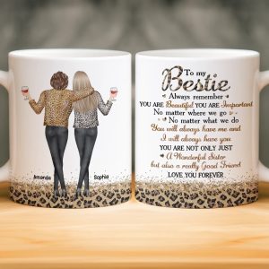 Custom Mug - Personalized Best Friend Birthday Gifts For Women, Besties, Sisters, BFF - Trust Never Failed