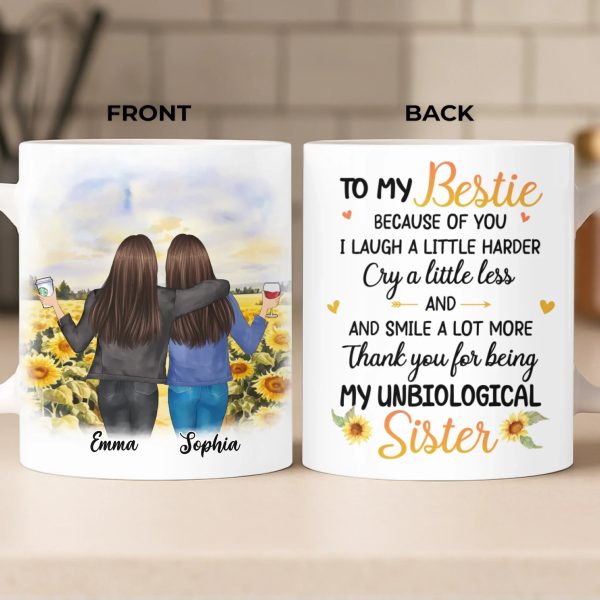 Custom Mug - Personalized Best Friend Birthday Gifts For Women, Besties, Sisters, BFF - We Get It All Custom Mug - Personalized Best Friend Birthday Gifts For Women, Besties, Sisters, BFF - We Get It All