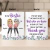Custom Mug - Personalized Best Friend Birthday Gifts For Women, Besties, Sisters, BFF - You Balance My Crazy Custom Mug - Personalized Best Friend Birthday Gifts For Women, Besties, Sisters, BFF - You Balance My Crazy
