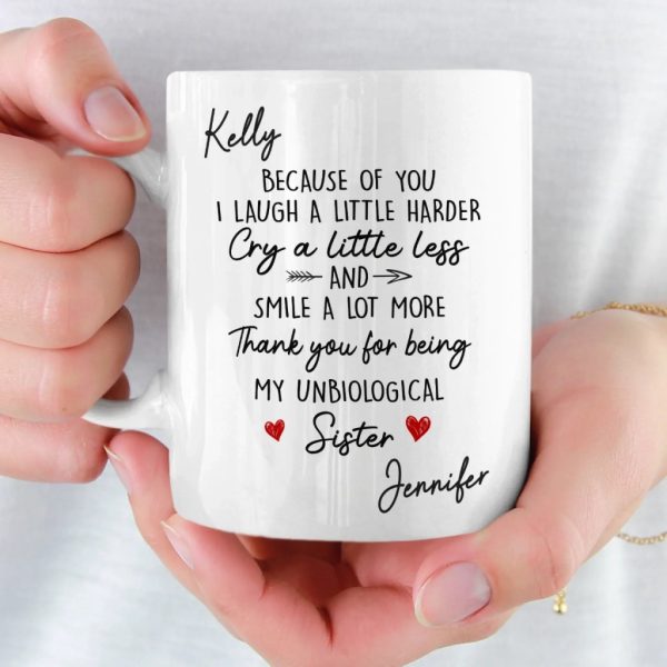 Custom Mug - Personalized Best Friend Birthday Gifts For Women, Besties, Sisters, BFF - You Make Days Brighter Custom Mug - Personalized Best Friend Birthday Gifts For Women, Besties, Sisters, BFF - You Make Days Brighter