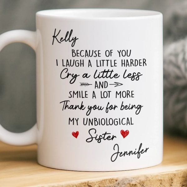 Custom Mug - Personalized Best Friend Birthday Gifts For Women, Besties, Sisters, BFF - You Make Days Brighter Custom Mug - Personalized Best Friend Birthday Gifts For Women, Besties, Sisters, BFF - You Make Days Brighter